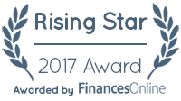 Rising Star Award by FinancesOnline