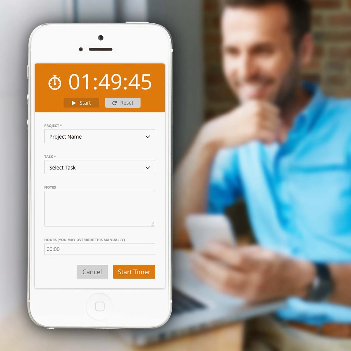 Timesheet app with online time tracker