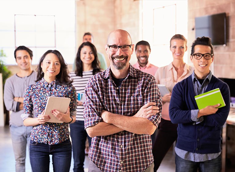 Startup team using live time tracking