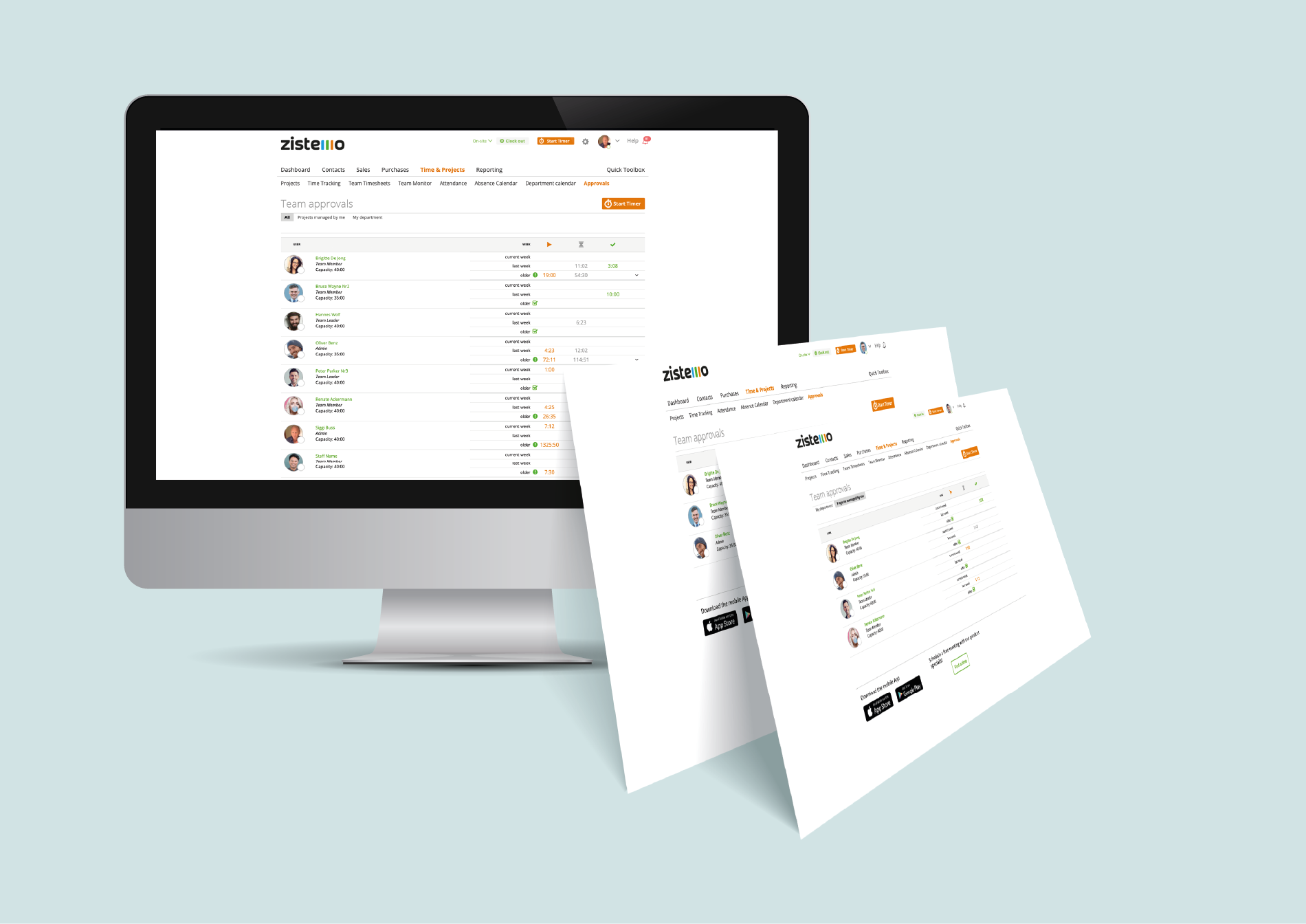 Timesheet Approval App For Easy Timesheet Management Zistemo