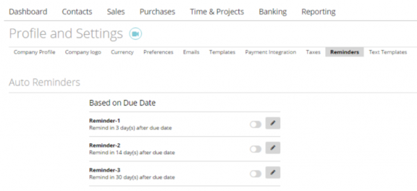 Payment Reminders – Automatic and Manual – Zistemo Knowledge Base