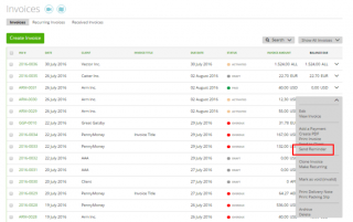 Payment Reminders – Automatic and Manual – Zistemo Knowledge Base