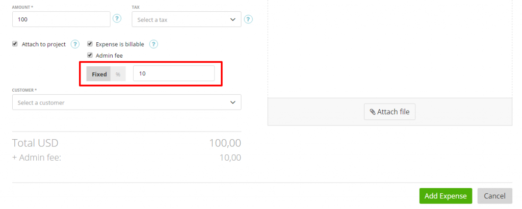 Create/update an Expense – Zistemo Knowledge Base