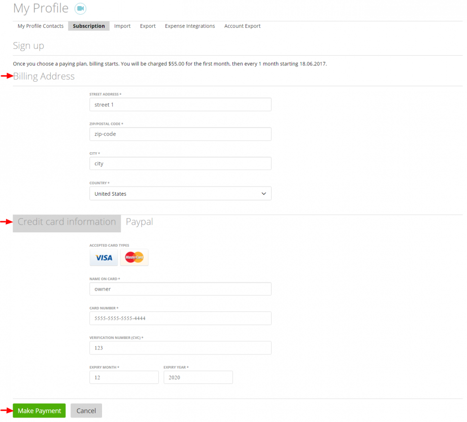 Subscription plan buying – Zistemo Knowledge Base