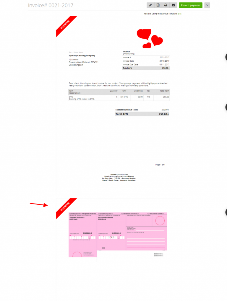 Bank Transfer Slip Zistemo Knowledge Base