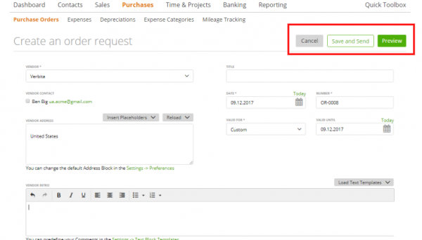 Order Requests and Purchase Orders – Zistemo Knowledge Base