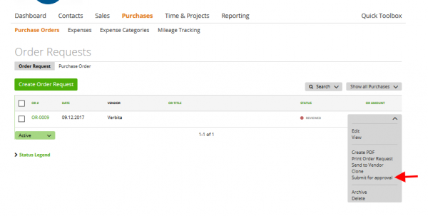 Order Requests and Purchase Orders – Zistemo Knowledge Base