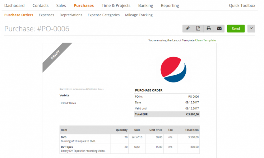 Order Requests and Purchase Orders – Zistemo Knowledge Base