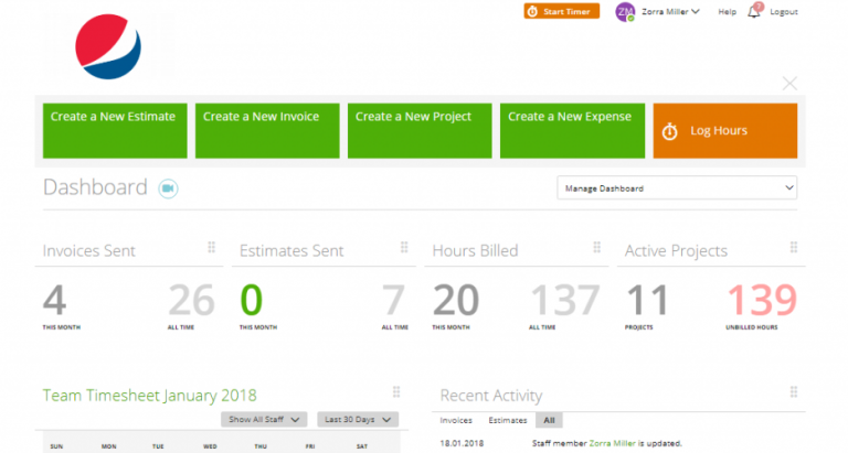 Hide Main Menu Points – Zistemo Knowledge Base
