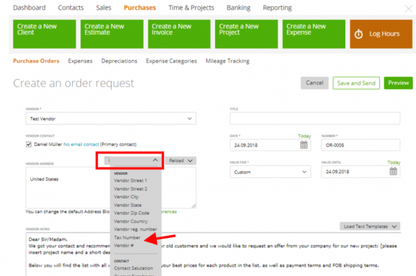 Order Requests and Purchase Orders – Zistemo Knowledge Base