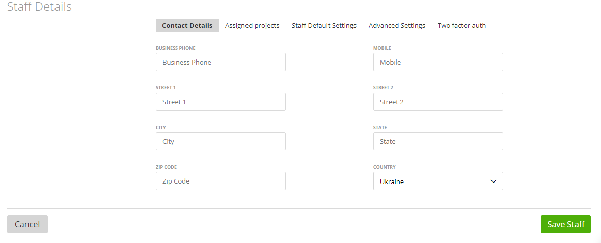 Staff Members, Roles and Permissions – Zistemo Knowledge Base