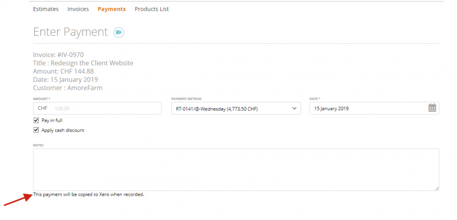 Xero Integration – Zistemo Knowledge Base