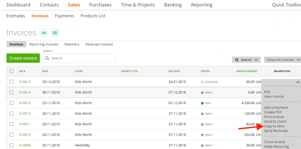 Xero Integration – Zistemo Knowledge Base