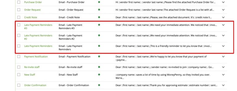 Payment Reminders – Automatic and Manual – Zistemo Knowledge Base