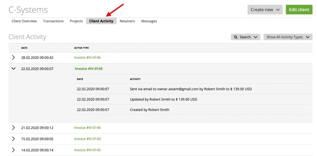 Client’s Dashboard – Zistemo Knowledge Base