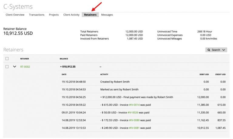Client’s Dashboard – Zistemo Knowledge Base