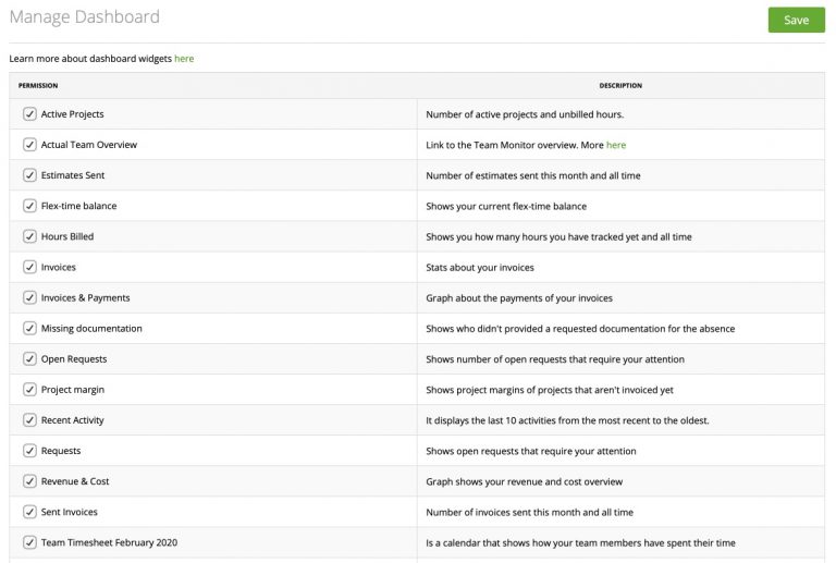 Manage Dashboard for staff members – Zistemo Knowledge Base