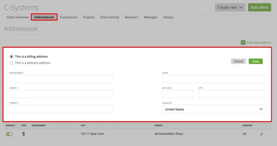 Client’s Dashboard – Zistemo Knowledge Base
