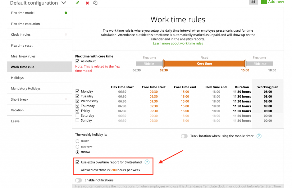 Extra Overtime – Überzeit – Zistemo Knowledge Base