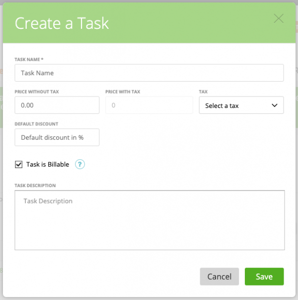 Task templates and items – Zistemo Knowledge Base