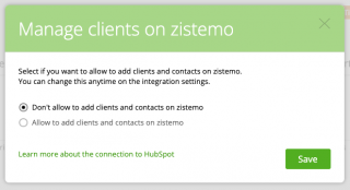 Pipedrive Integration – Zistemo Knowledge Base
